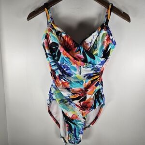 🆕️ Paradise Bay Tropical Floral One Piece Swimsuit